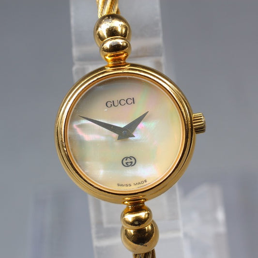 GUCCI 2700L Silver/White Quartz 20mm Ladies Watch