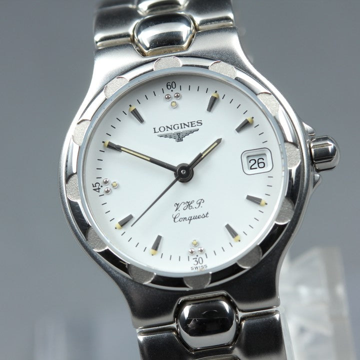 Near MINT LONGINES Conquest L1.113.4 Quartz 25mm Ladies Watch