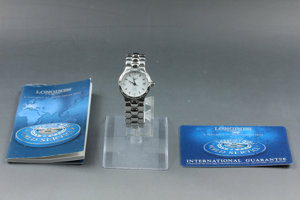 Near MINT LONGINES Conquest L1.113.4 Quartz 25mm Ladies Watch