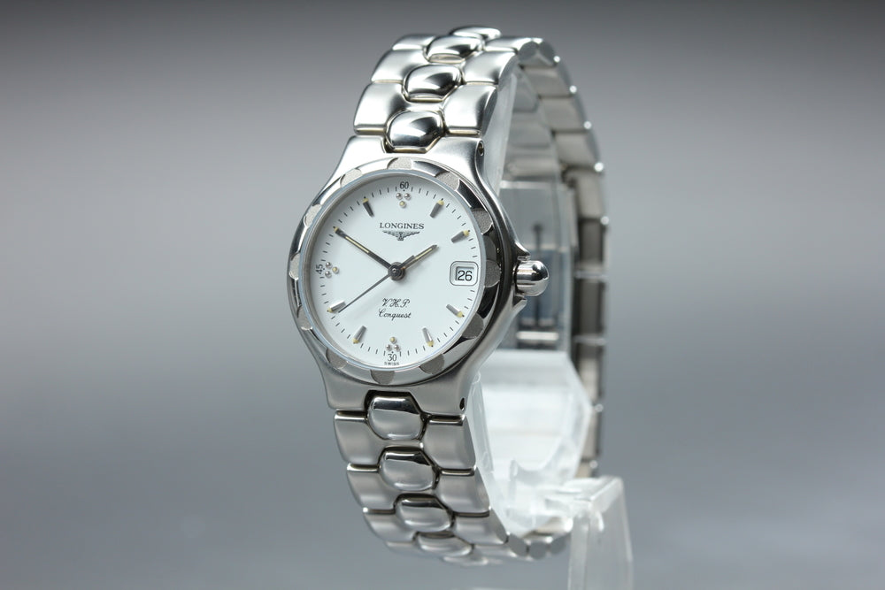 Near MINT LONGINES Conquest L1.113.4 Quartz 25mm Ladies Watch