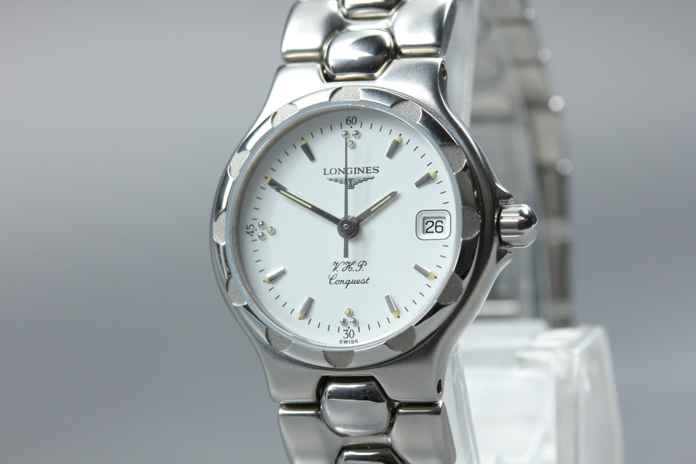 Near MINT LONGINES Conquest L1.113.4 Quartz 25mm Ladies Watch