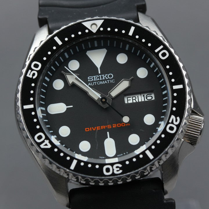 SEIKO 7S26-0020 Black Auto 40mm Men's Watch
