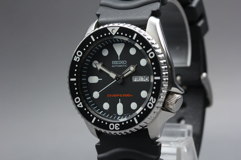 SEIKO 7S26-0020 Black Auto 40mm Men's Watch