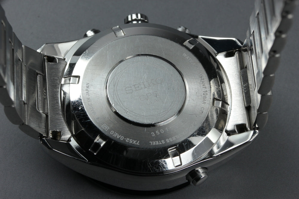 Near MINT SEIKO Astron SBXA021/7X52-0AE0 Black Solar 46mm Men's Watch