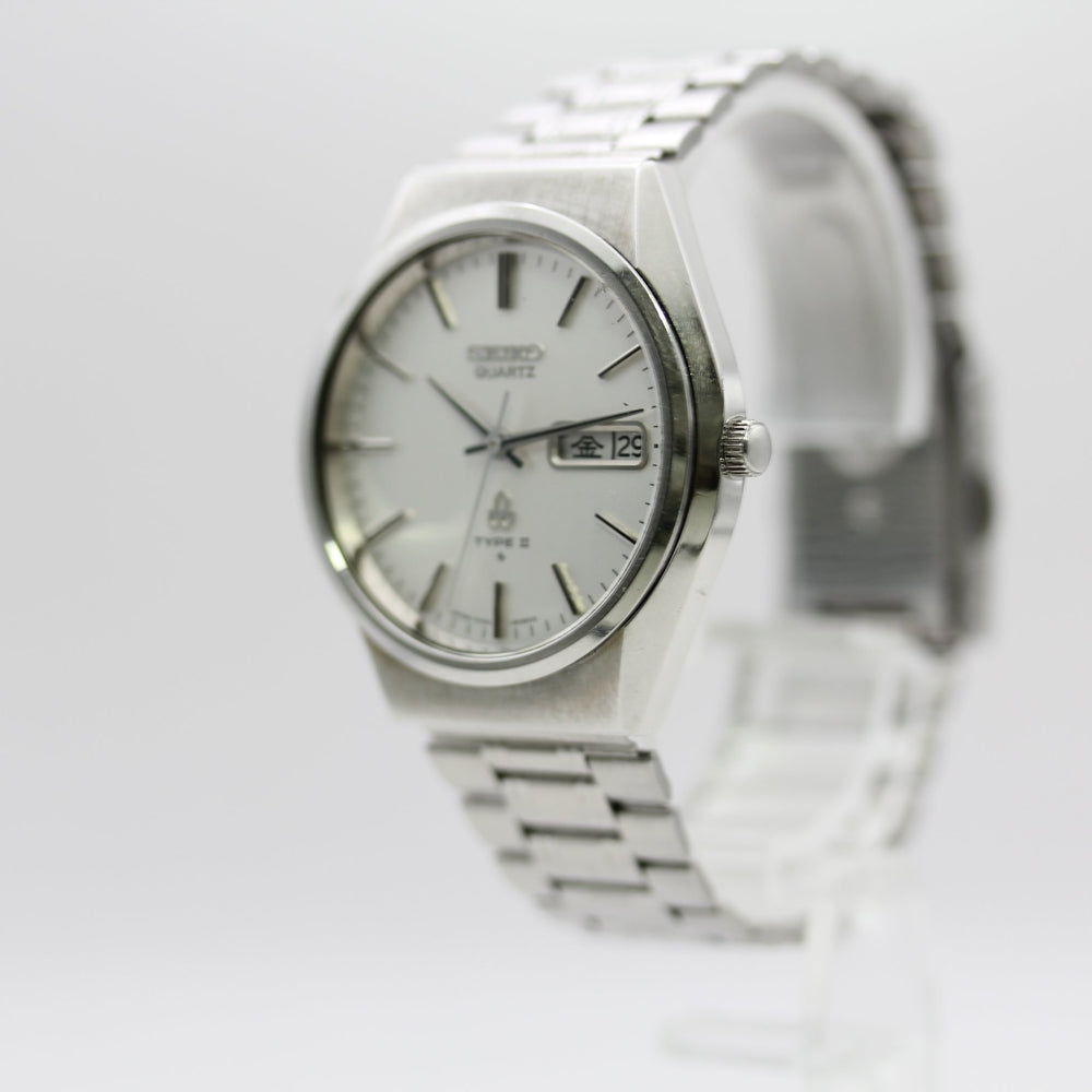 SEIKO TYPE II 7546-8070 Silver Quartz Watch