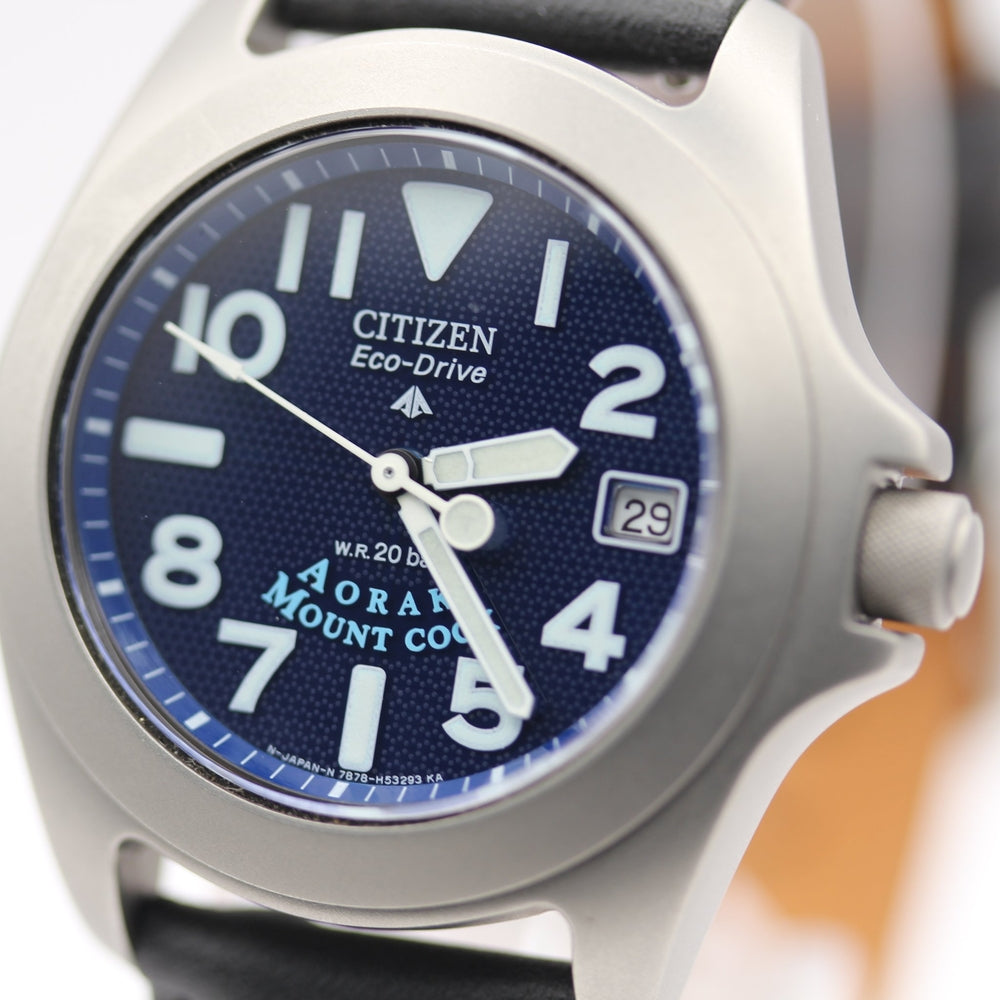 Near MINT CITIZEN Promaster 7878-H30351 Blue Eco-Drive Watch