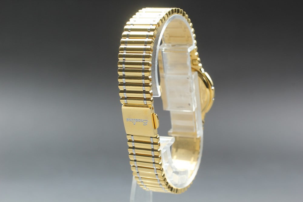 Near MINT SEIKO Exceline 1F21-0E10 Gold Quartz 13mm Ladies Watch 1990