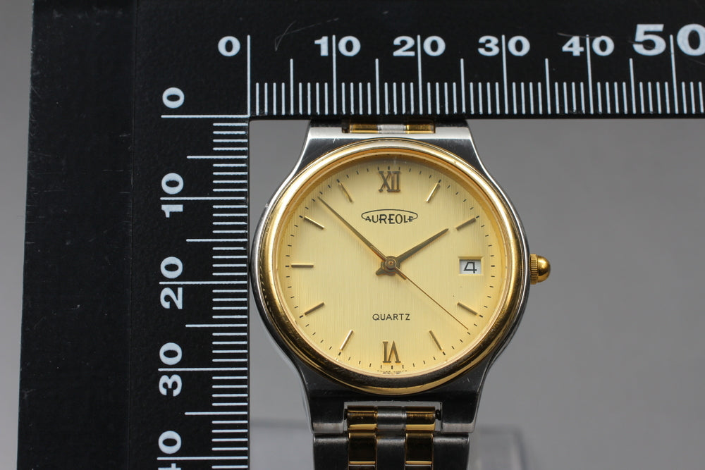 AUREOLE SW-320M Gold Quartz 32mm Men's Watch – photo 10