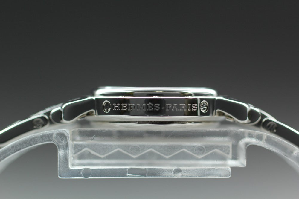 MINT HERMES Clipper Nakure CL4.230 Pink Quartz 24mm Ladies Watch
