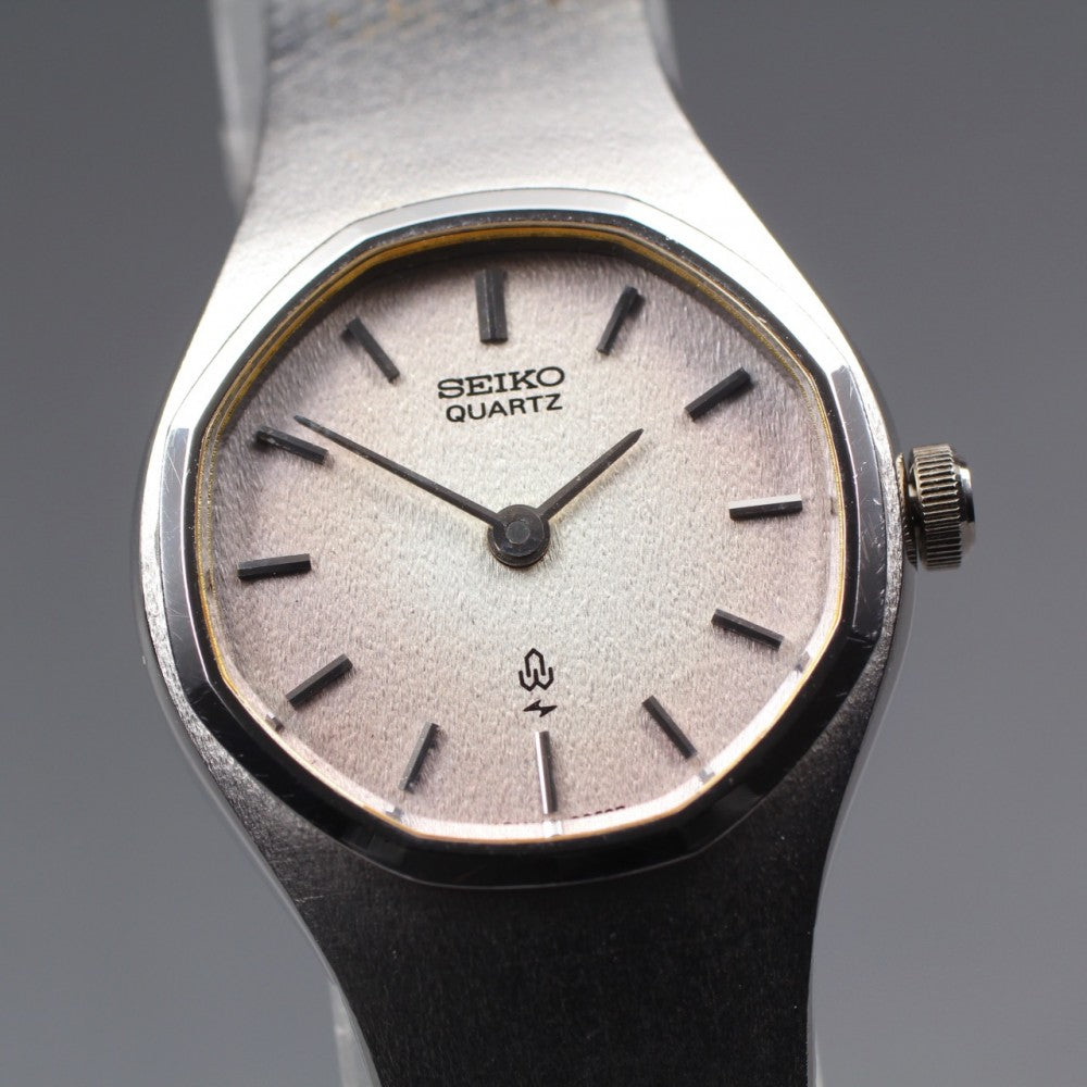 Near MINT SEIKO Bracelet 43-7000 Silver Quartz 22mm Ladies Watch 1979