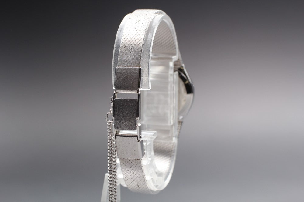 Near MINT SEIKO Bracelet 43-7000 Silver Quartz 22mm Ladies Watch 1979