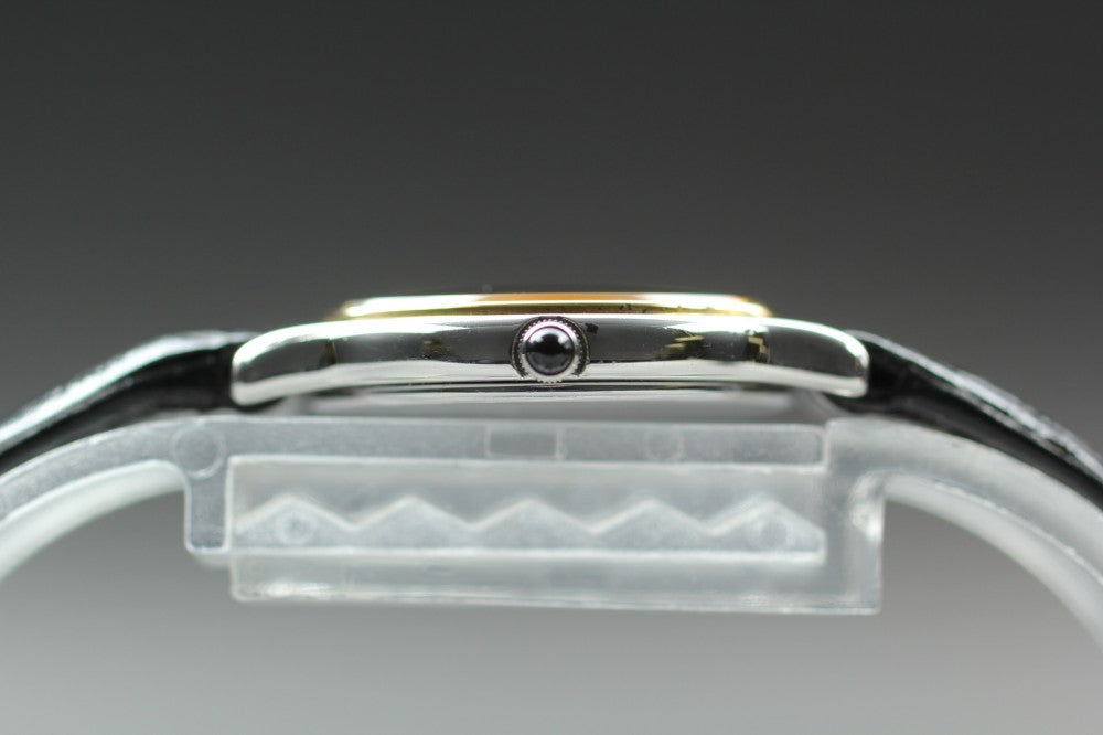 Near MINT SEIKO CREDOR 5A70-0610 Silver Quartz 22mm Ladies Watch 1993