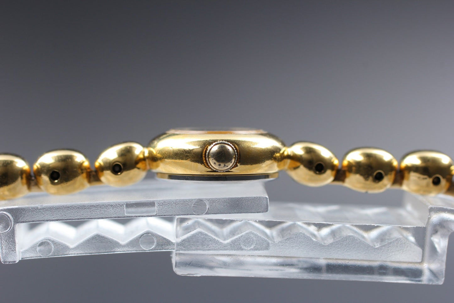 Vtg 1986 [Exc+4] SEIKO Tisse 1E20-0070 Gold Bracelet Quartz Ladies Watch JAPAN