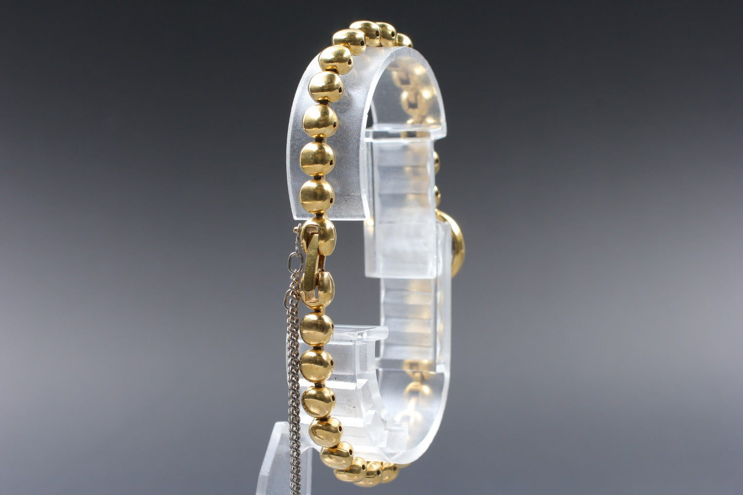 Vtg 1986 [Exc+4] SEIKO Tisse 1E20-0070 Gold Bracelet Quartz Ladies Watch JAPAN