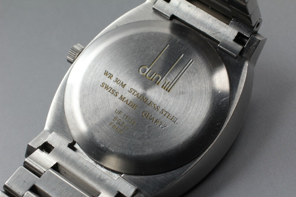 Near MINT Dunhill RPM 8034 Black Quartz 36.5mm Men's Watch