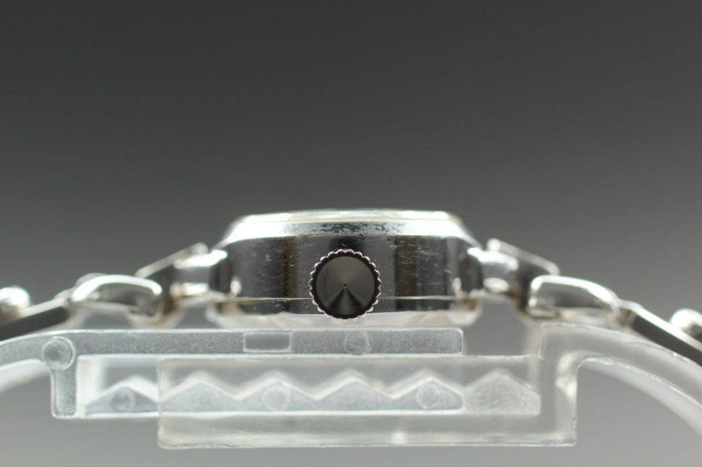 Near MINT SEIKO Solar 10-0880 Silver Manual 16mm Ladies Watch 1970