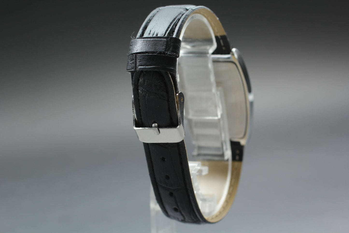 Near MINT DUNHILL City Scape Dual Time Square Quartz 27mm Men's Watch JAPAN
