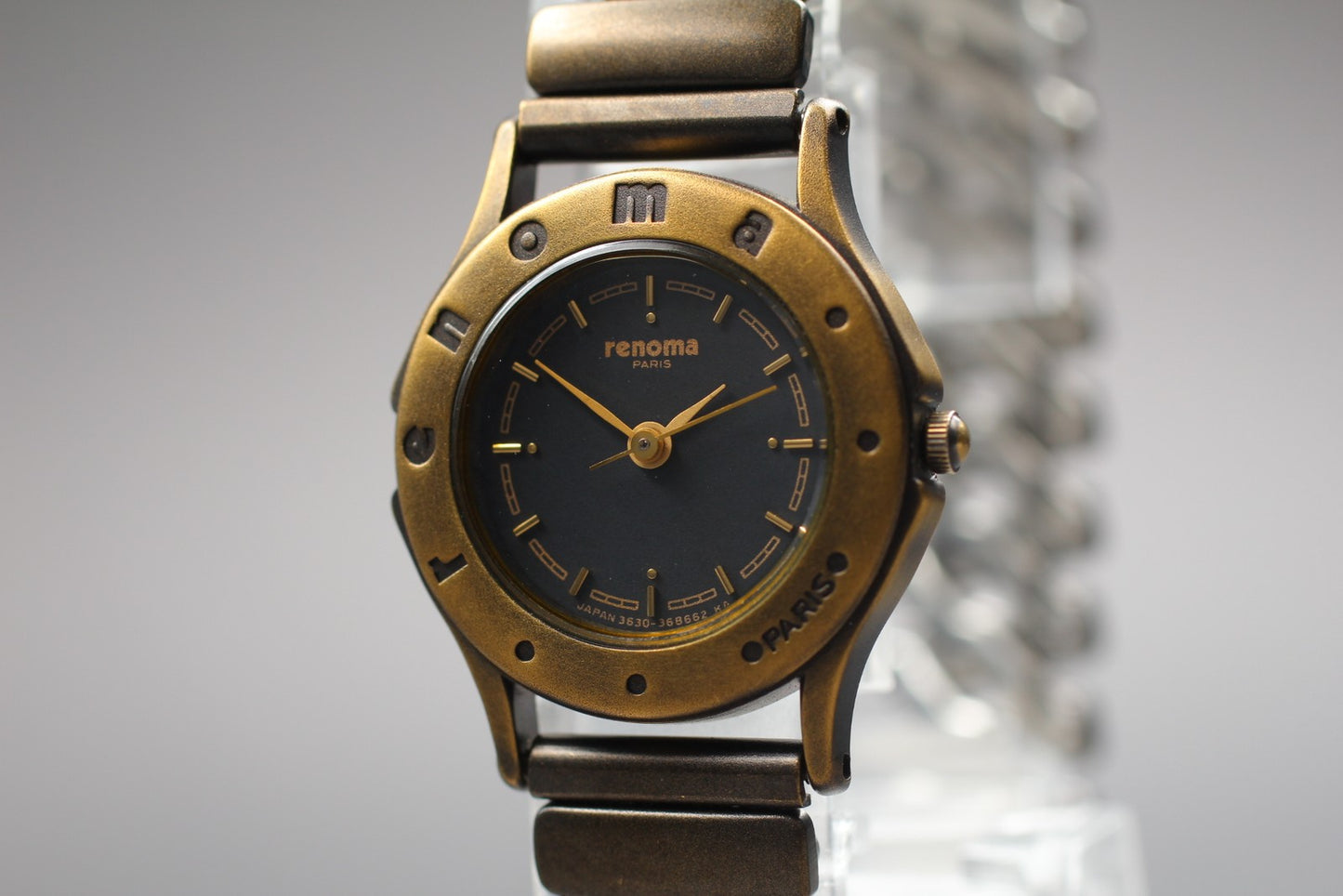 Nos w/ Tag Citizen Renoma 3630-363698 Gold 23mm Quartz Ladies Watch From JAPAN