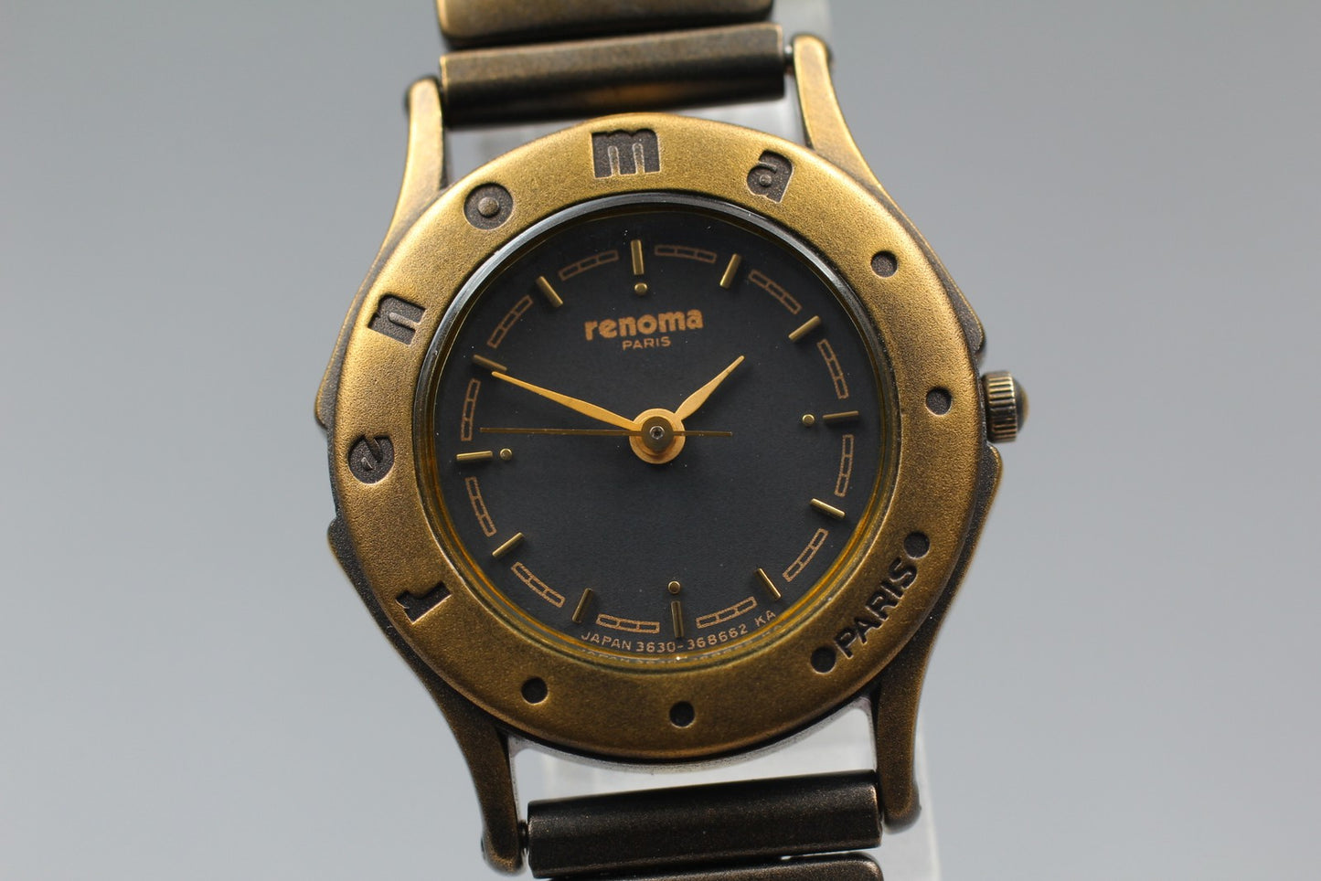 Nos w/ Tag Citizen Renoma 3630-363698 Gold 23mm Quartz Ladies Watch From JAPAN