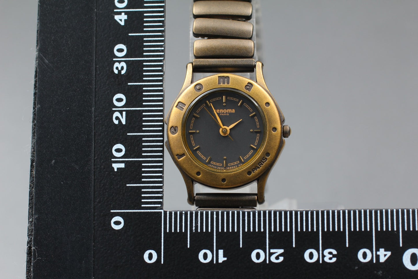 Nos w/ Tag Citizen Renoma 3630-363698 Gold 23mm Quartz Ladies Watch From JAPAN