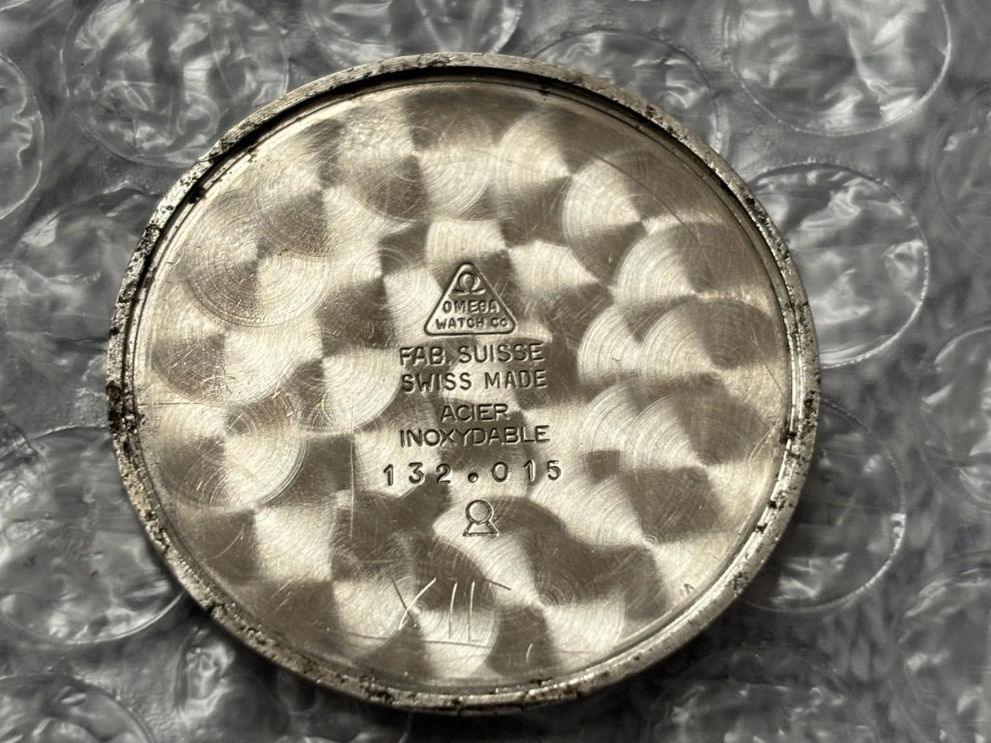 1964 [N MINT OH] OMEGA Seamaster 132.015 Cal.610 Black Manual 34mm Men's Watch