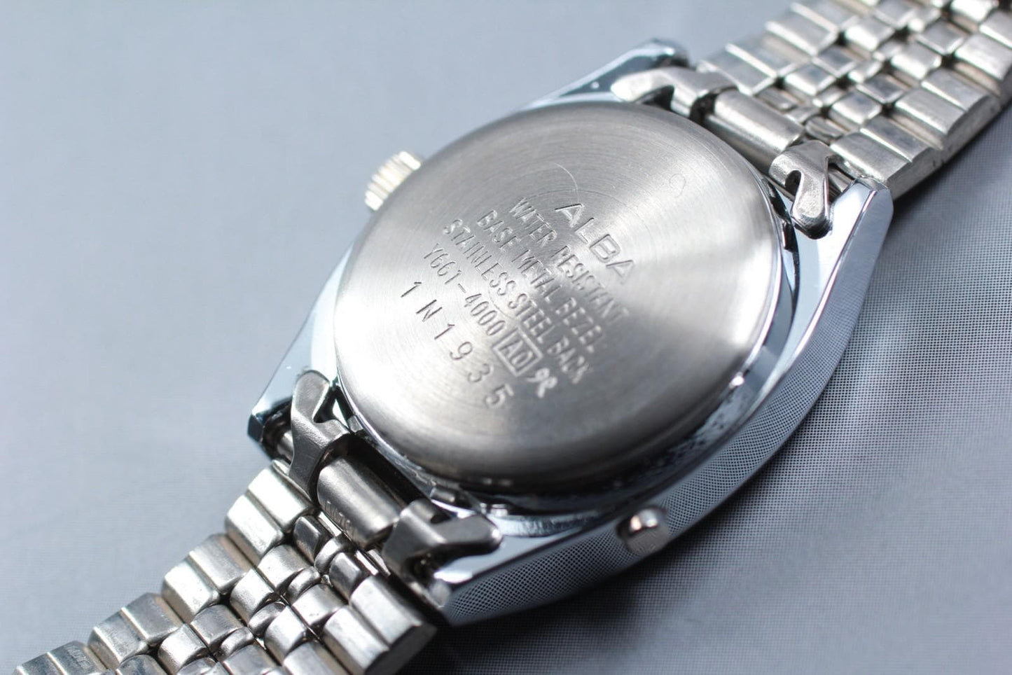 Rare [Nos w/ Tag] Seiko Alba Chronograph Y661-4000 23mm Digital Watch From JAPAN