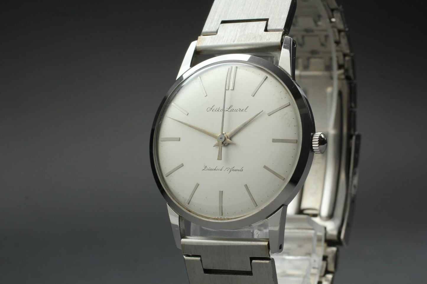 Vtg 1960 [Near MINT] Seiko Laurel 14025 17J Manual 33mm Men's Watch From JAPAN
