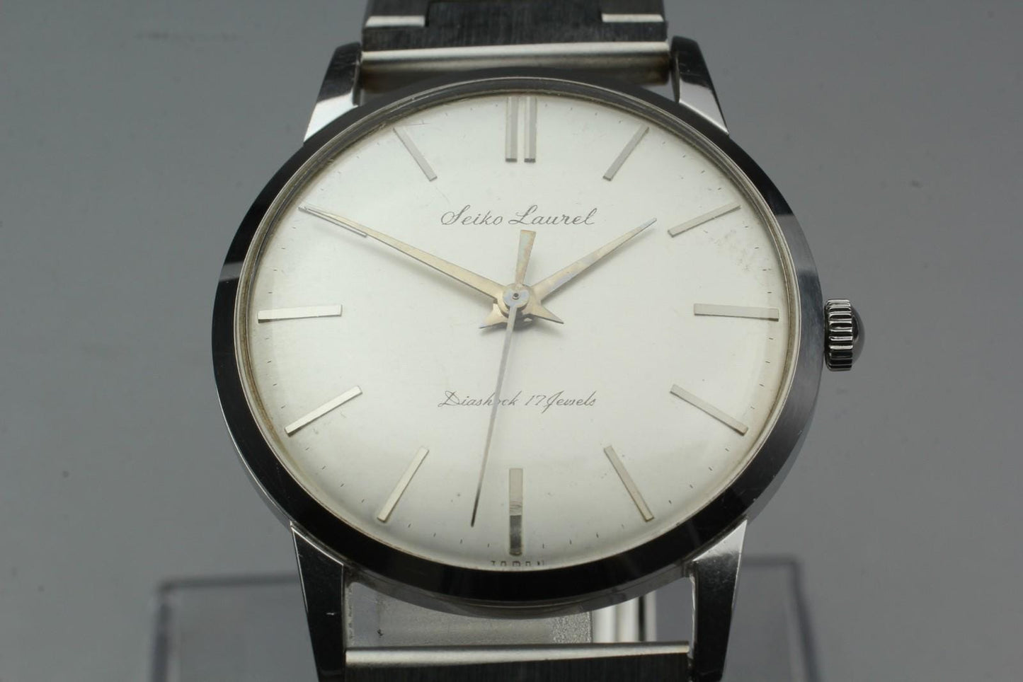 Vtg 1960 [Near MINT] Seiko Laurel 14025 17J Manual 33mm Men's Watch From JAPAN