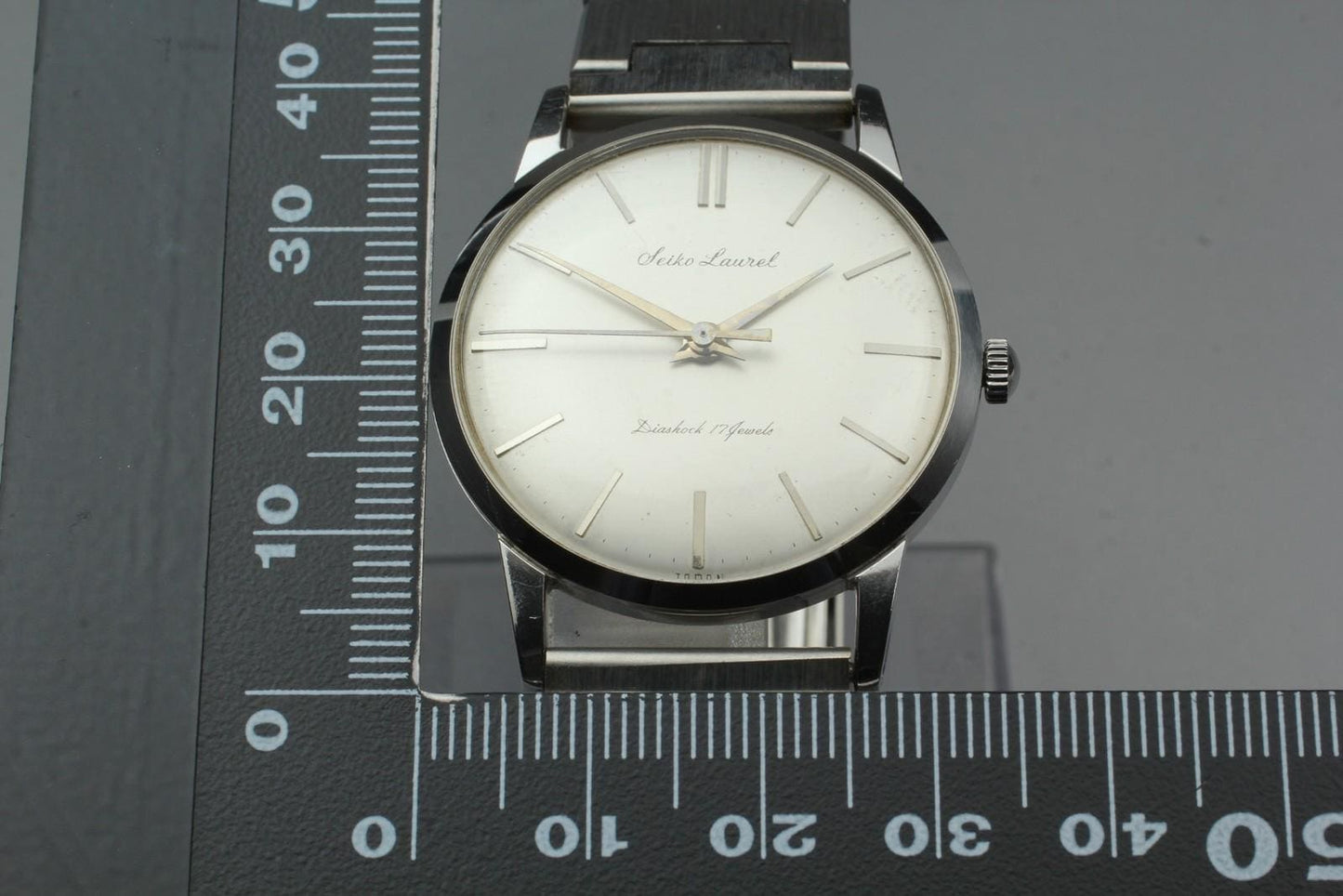 Vtg 1960 [Near MINT] Seiko Laurel 14025 17J Manual 33mm Men's Watch From JAPAN