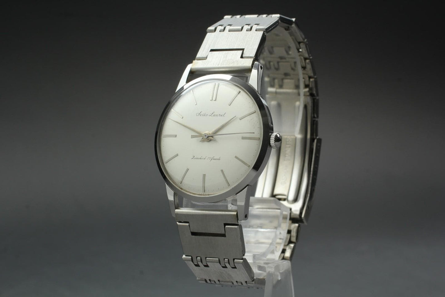 Vtg 1960 [Near MINT] Seiko Laurel 14025 17J Manual 33mm Men's Watch From JAPAN
