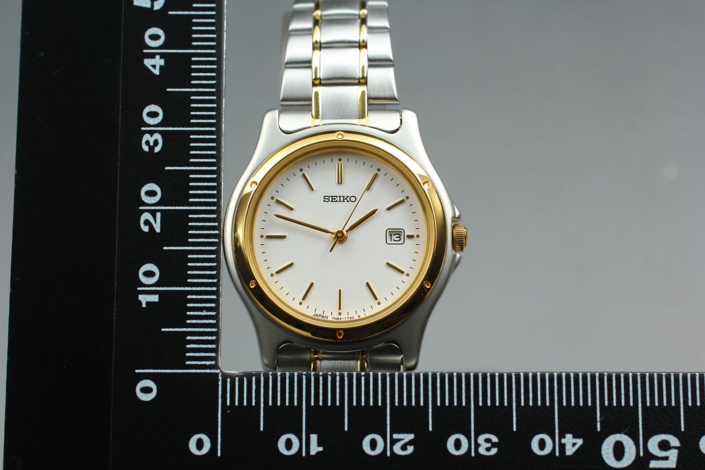 Nos w/ Tag Seiko Spirit SSXV026 7N82-0791 Two-toneQuartz 28mm Ladies Watch JAPAN