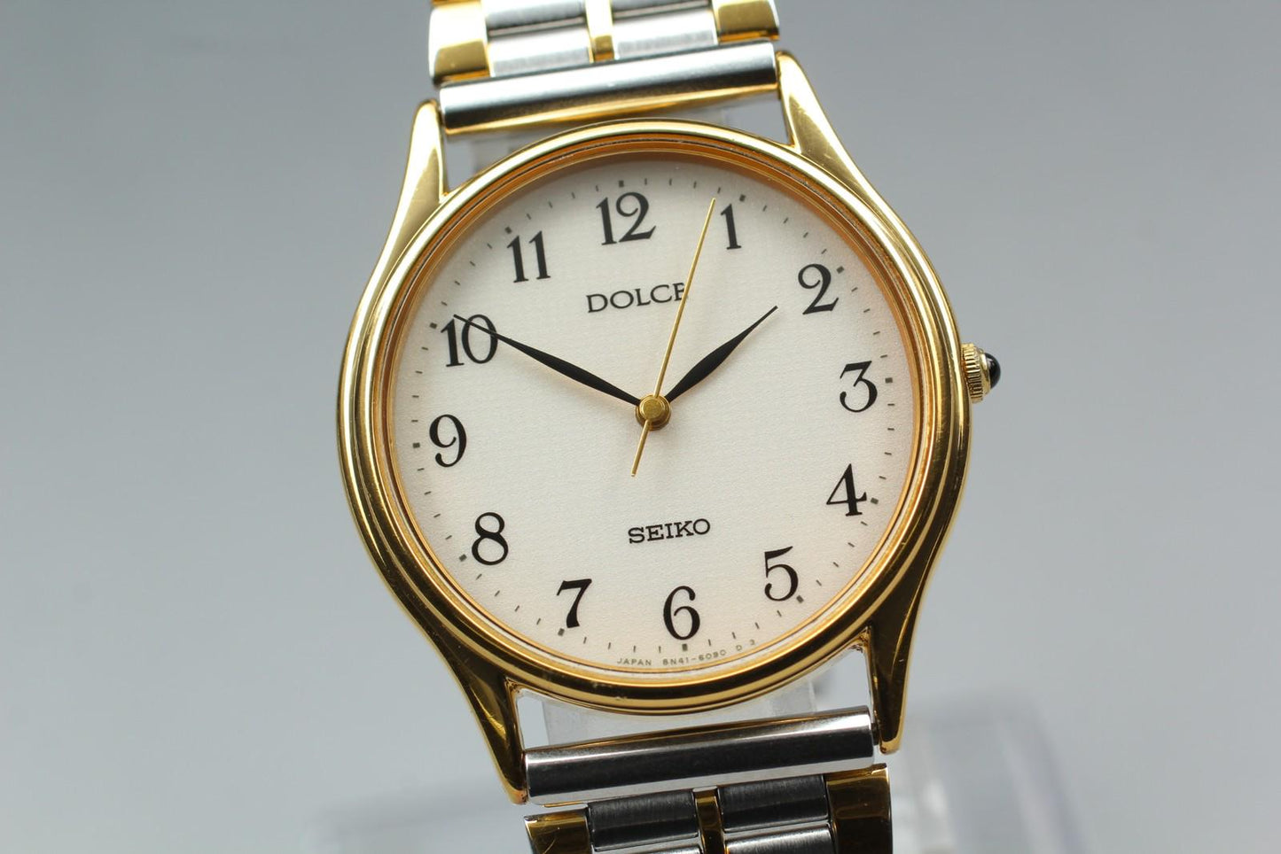 Vintage 1992 [Near MINT] SEIKO Dolce 8N41-6060 Quartz 31mm Men's Watch JAPAN