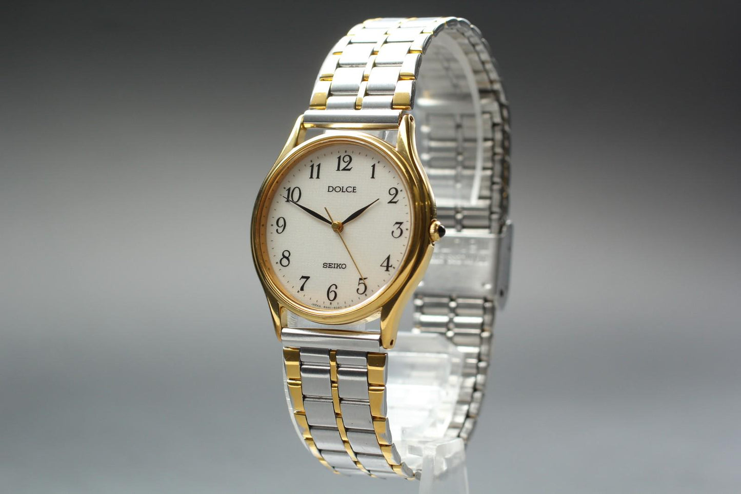 Vintage 1992 [Near MINT] SEIKO Dolce 8N41-6060 Quartz 31mm Men's Watch JAPAN