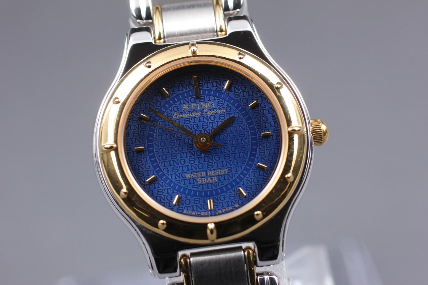 Nos w/ Tag* Casio Sting STN-614 Blue Dial Quartz 24mm Ladies Watch From JAPAN