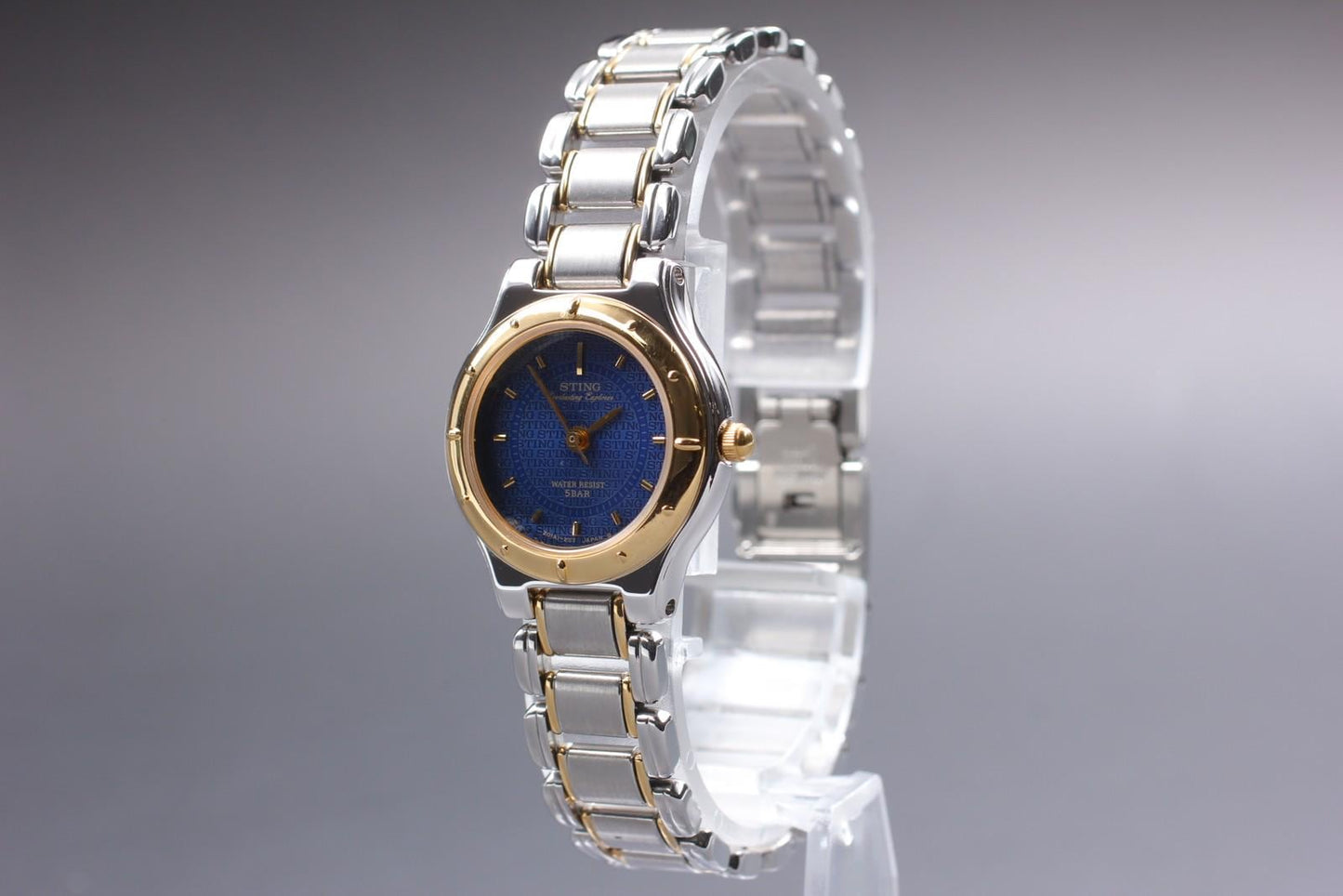 Nos w/ Tag* Casio Sting STN-614 Blue Dial Quartz 24mm Ladies Watch From JAPAN