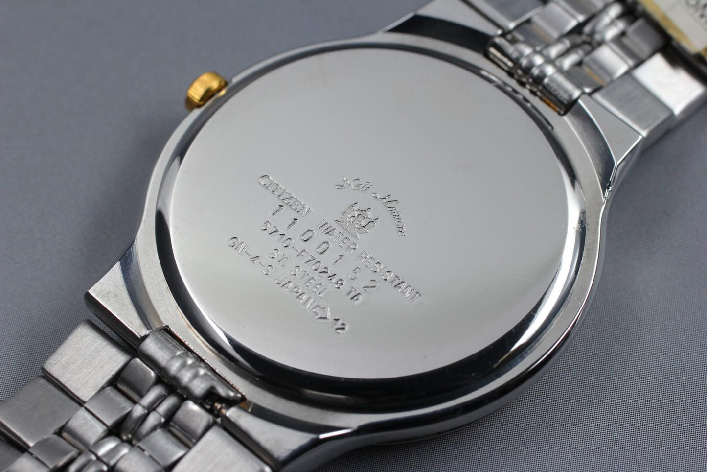 Nos w/ Tag CITIZEN Club La Mer 5710-F70248 Two-tone Qz 34mm Men's Watch JAPAN