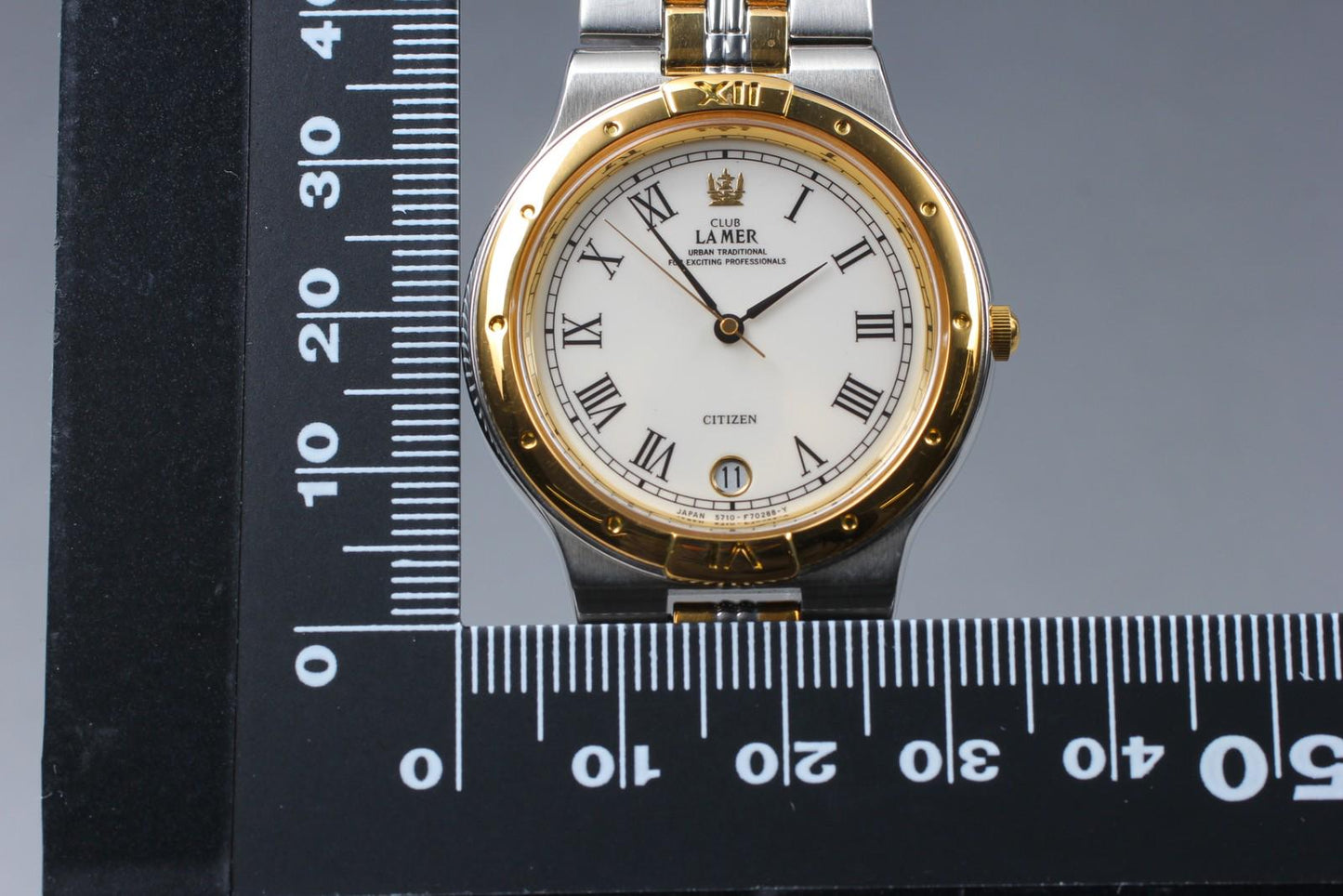 Nos w/ Tag CITIZEN Club La Mer 5710-F70248 Two-tone Qz 34mm Men's Watch JAPAN