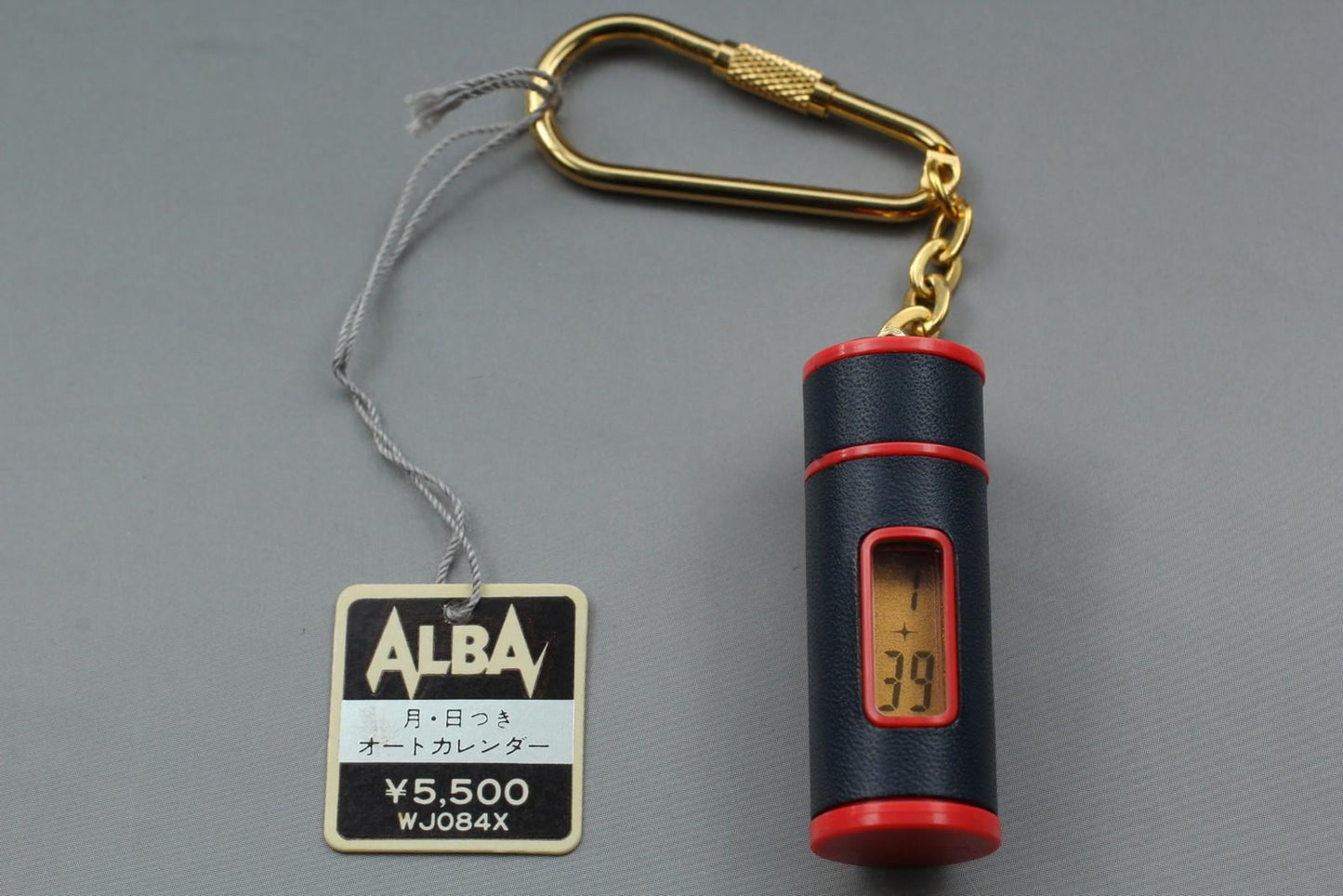 Rare [N MINT] Seiko Alba cylinder Key Holder Y491-4170 Quartz Pocket Watch JAPAN