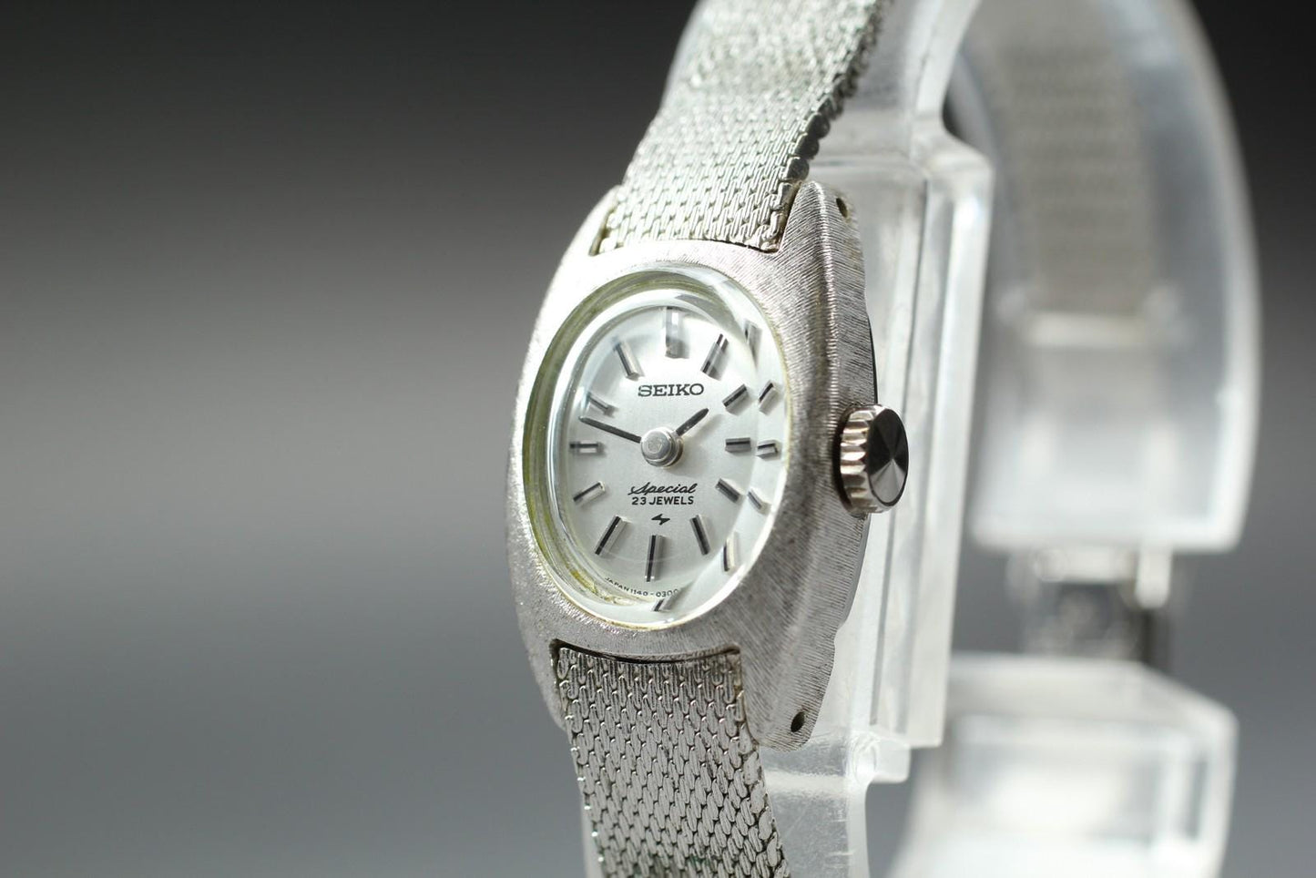 Vintage 1972 [Near MINT] SEIKO 1140-7090 17J Manual Wind Ladies Watch From JAPAN