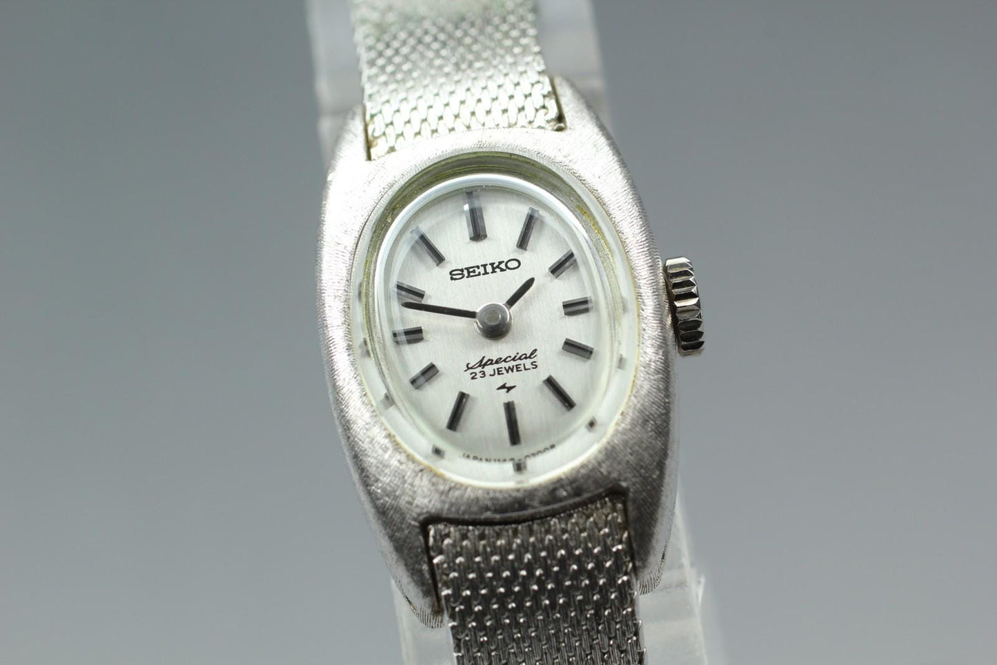 Vintage 1972 [Near MINT] SEIKO 1140-7090 17J Manual Wind Ladies Watch From JAPAN