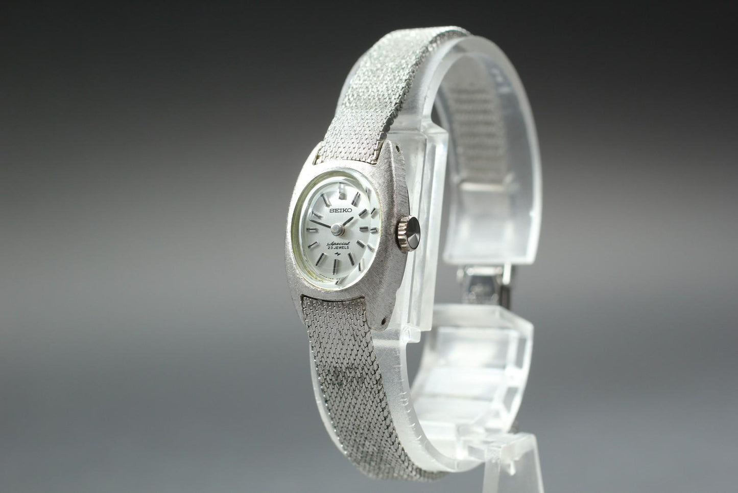 Vintage 1972 [Near MINT] SEIKO 1140-7090 17J Manual Wind Ladies Watch From JAPAN