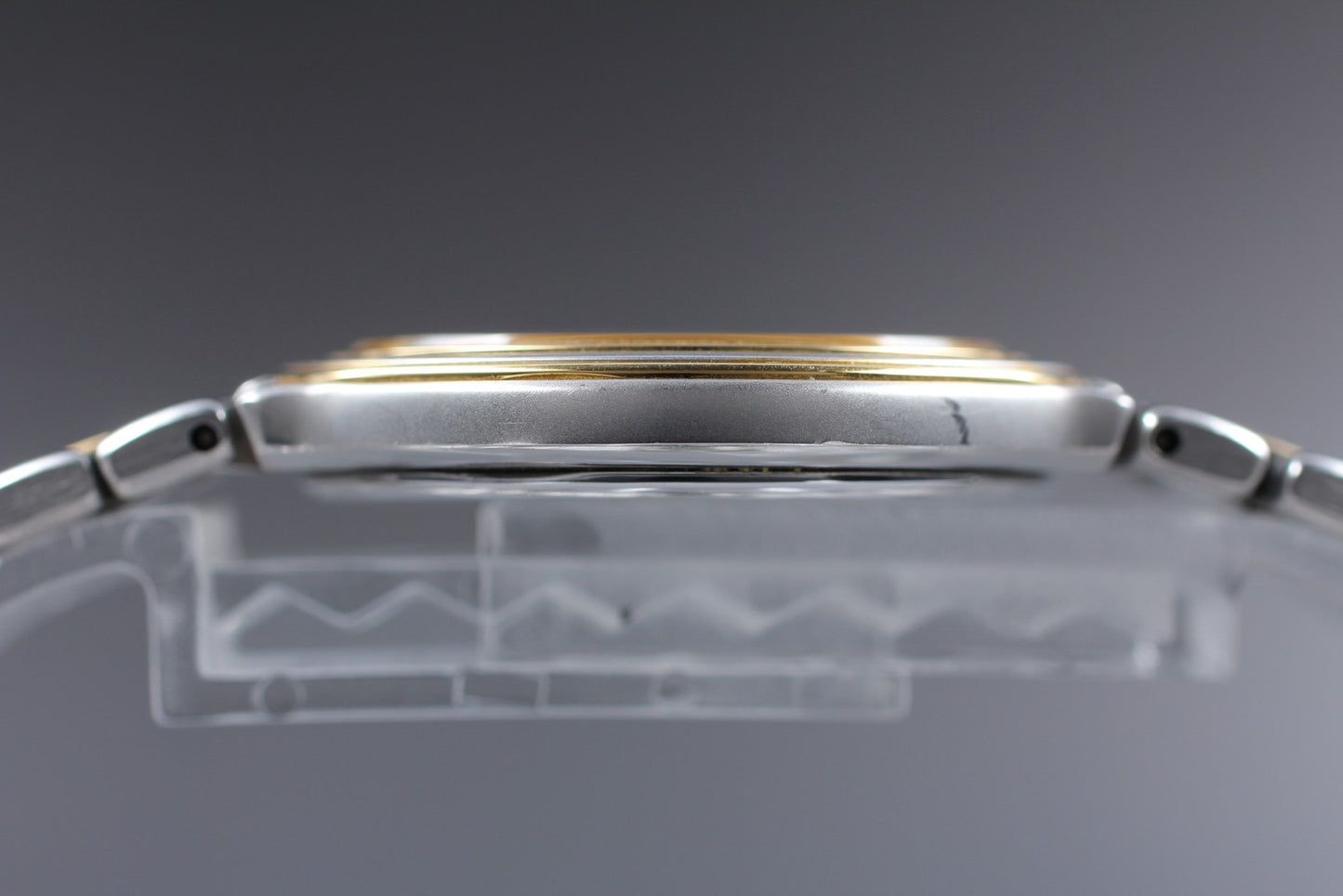 Vintage 1993 [Near MINT] SEIKO Dolce 8N41-6040 Two-tone Quartz 31mm Men's Watch