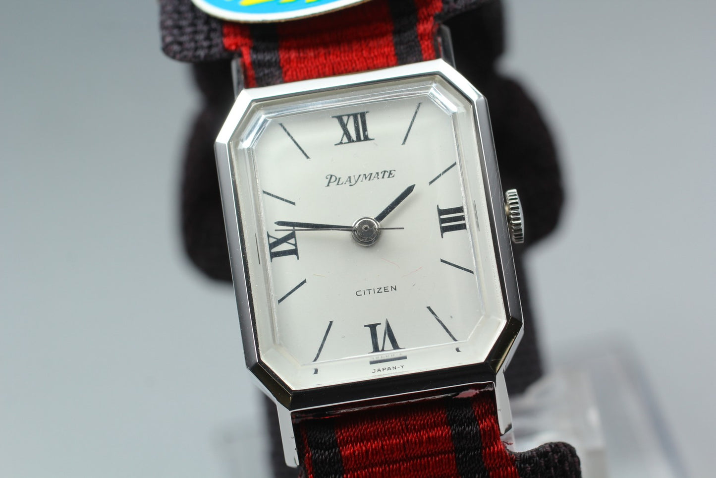 Rare 1976 [NOS] Citizen Playmate 1901-DM Roman Square Manual Ladies Watch JAPAN