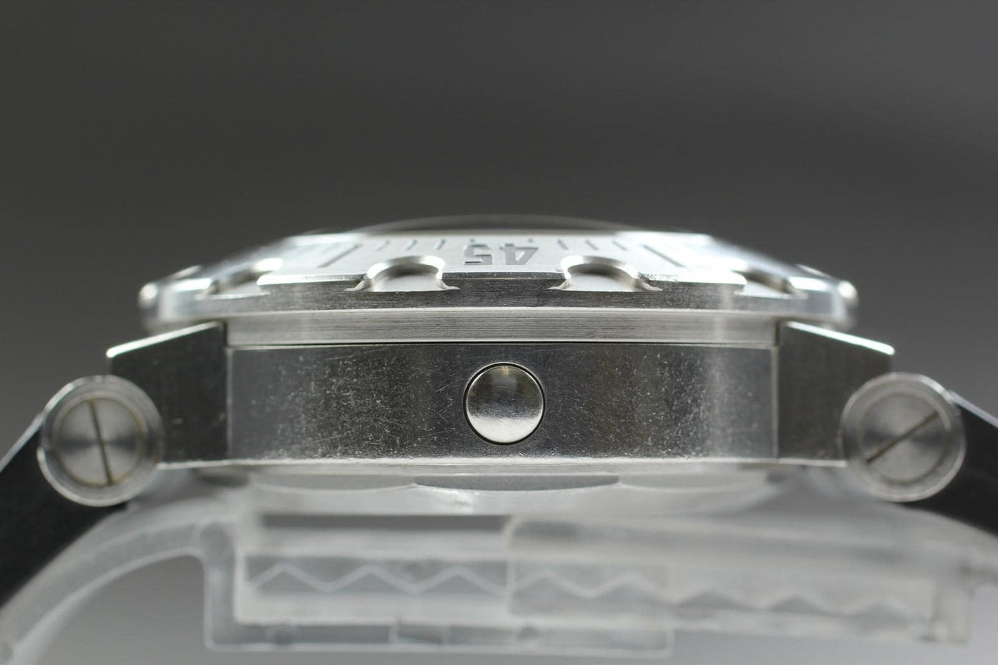 Exc+5 BVLGARI Diagono Scuba SD42S 2000m Auto 42mm Pro Diver Men's Watch JAPAN