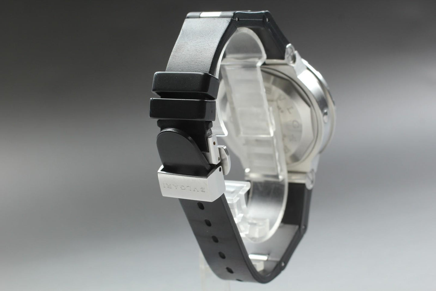 Exc+5 BVLGARI Diagono Scuba SD42S 2000m Auto 42mm Pro Diver Men's Watch JAPAN