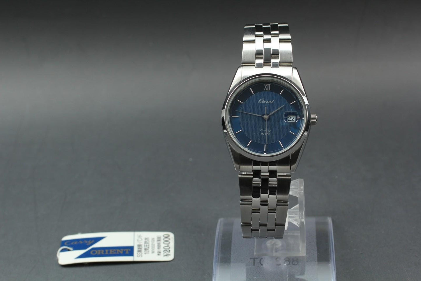 Top MINT w/ Tag* Orient Cassy 6EC366-70CA Blue Dial 34mm Men's Watch From JAPAN