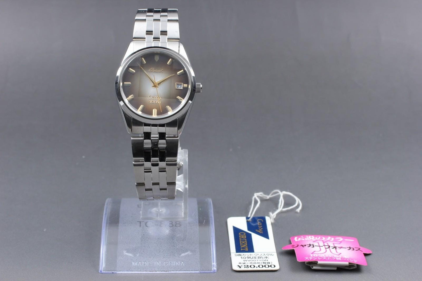 Top MINT w/ Tag* Orient Cassy 6EC366-70CA Brown Dial 34mm Men's Watch From JAPAN