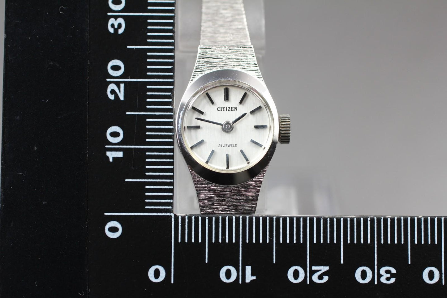 Vintage 1972 [Near MINT w/ Box] CITIZEN Cal.6700 21J Manual Ladies Watch JAPAN