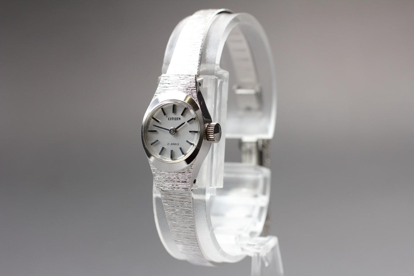 Vintage 1972 [Near MINT w/ Box] CITIZEN Cal.6700 21J Manual Ladies Watch JAPAN