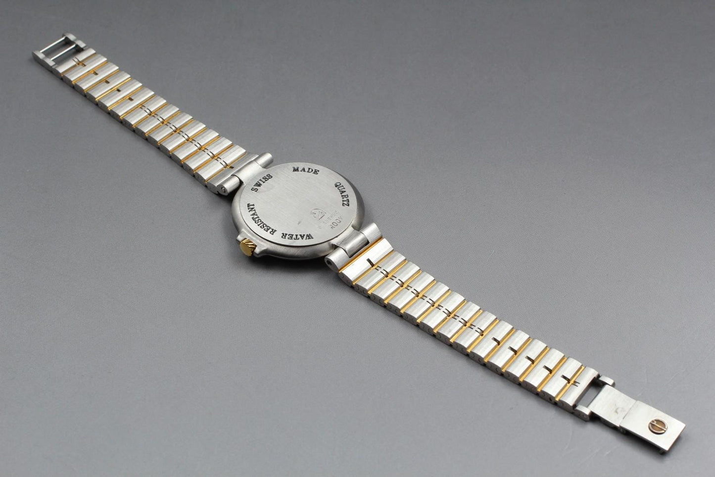 Near MINT Dunhill Millennium R00V 4P Diamond Black Quartz Ladies Watch JAPAN